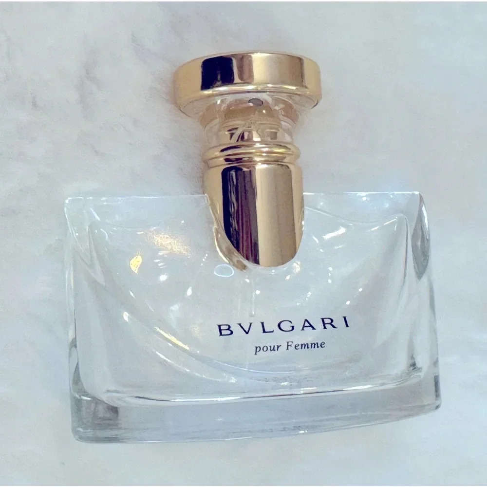 BVLGARI Empty Perfume Bottle Made in Italy 50ml 1.7 fl ounces Eau De Parfum